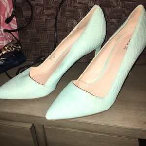 Bar III Ice Blue Heels